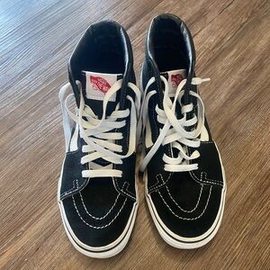 Vans Sk8-Hi Black & White Shoes